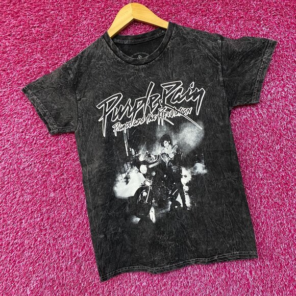 Prince and the Revolution Purple Rain Mineral Wash T-Shirt Small - Picture 3 of 4